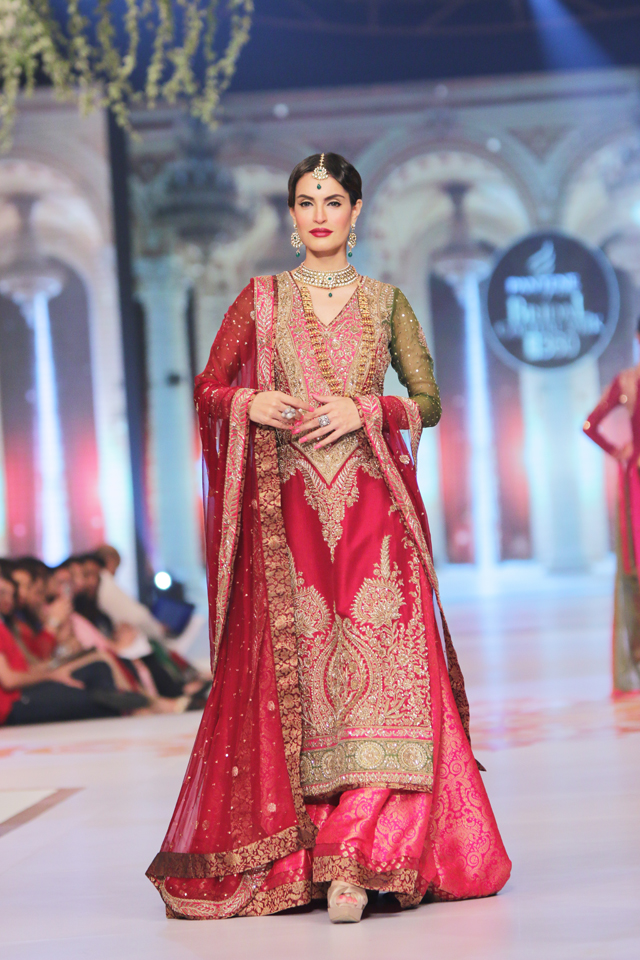 Zaheer Abbas Bridal Collection at PBCW 2014 Day 2